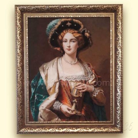 Оформленная вышивка - ткань: Аида 18 ct, техника: крестик в 2 нитки<br>Автор вышивки: Татьяна Бондарева (Tatyana08)