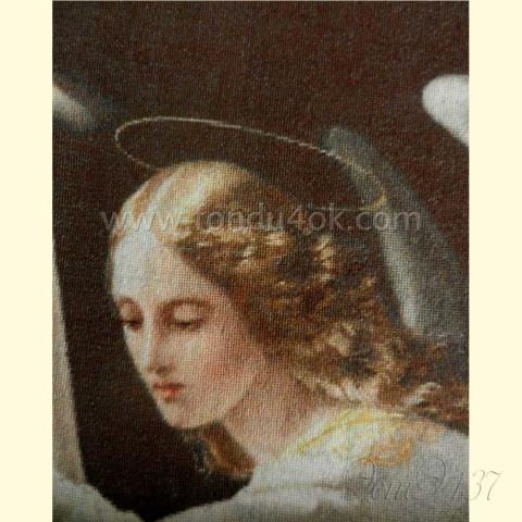 Вышивка - ткань: Лугана 25 ct, техника: петит-поинт <br>Автор вышивки: Елена Казаева (Ladotka)<br>