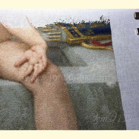 Вышивка - ткань: Лугана 25 ct, техника: петит-полукрест <br>Автор вышивки: Татьяна Федина (tatusha)