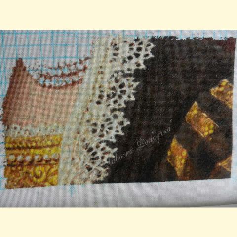 Вышивка - ткань: Лугана 25 ct, техника: петит-поинт <br>Автор вышивки: Елена Казаева (Ladotka)