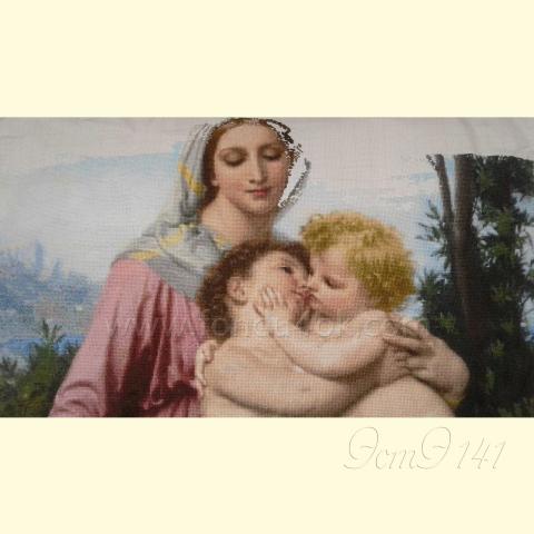 Вышивка - ткань: Аида 18 ct, техника: крестик в 2 нитки <br>Автор вышивки: Инга Сушилова