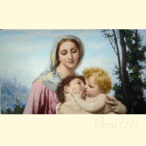 Вышивка - ткань: Аида 18 ct, техника: крестик в 2 нитки <br>Автор вышивки: Инга Сушилова