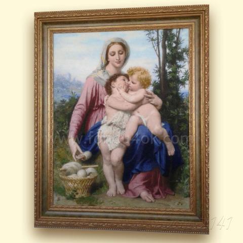 Оформленная вышивка - ткань: Аида 18 ct, техника: крестик в 2 нитки <br>Автор вышивки: Инга Сушилова