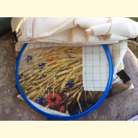 Вышивка - ткань: Аида 18 ct, техника: крестик <br>Автор вышивки: Надежда Полянская