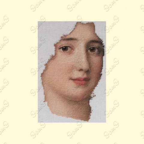 Вышивка  - ткань: Лугана 25 ct, техника: петит-поинт <br>Автор вышивки:  ЭстЭ