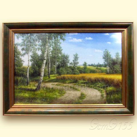 Оформленная вышивка - ткань: Аида 18 ct, техника: крестик в 2 нитки<br>Автор вышивки: Ольга Гераськина