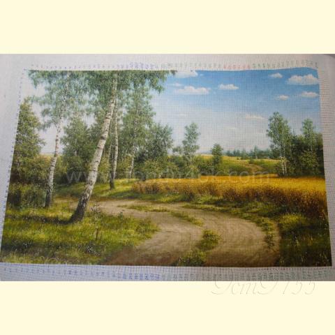 Вышивка - ткань: Конгресс Страмин 24 ct, техника: петит-полукрест в 2 нитки<br>Автор вышивки: Елена Кузнецова (Heku)