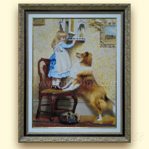 Оформленная вшивка  - ткань: Аида 18 ct, техника: крестик в 2 нитки<br>Автор вышивки:  Елена Воронцова  (elena-sec)