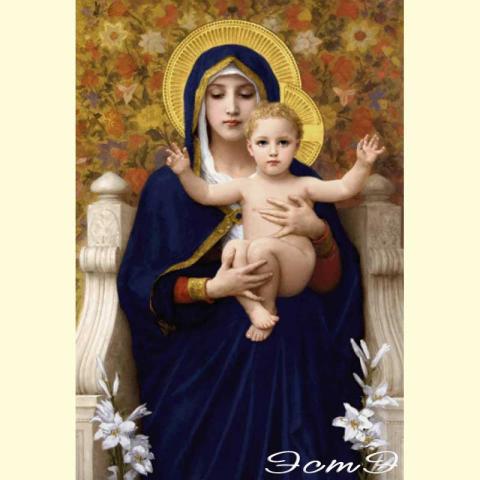 Скрин - компьютерное изображение схемы вышивки