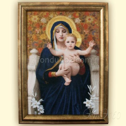 Оформленная вышивка  - ткань: Страмин-Конгресс 24 ct, техника: петит/полукрест <br>Автор вышивки: Злата Кремез (zlataya)