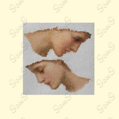 Вышивка - ткань: Лугана 25 ct, техника: петит-поинт <br>Автор вышивки: ЭстЭ