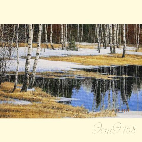 Вышивка  - ткань:  Аида 18 ct, техника: крестик в 2 нитки<br>Автор вышивки: Ольга Головина (Путешественница)