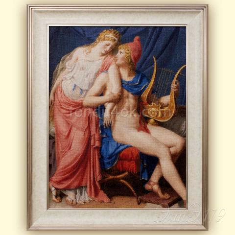 Вышивка в оформлении - ткань: Лугана 25 ct, техника: петит-полукрест<br>Автор вышивки: Ирина Артюхина (lubirina)