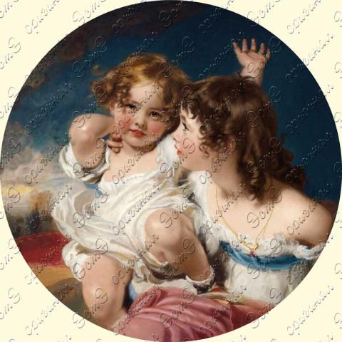 Оригинал схемы - отредактированная репродукция картины