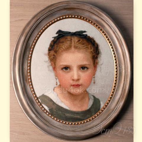 Оформленная вышивка - ткань: Аида 20 ct, техника: крестик в 2 нитки <br>Автор вышивки: Катрин Баттенберг