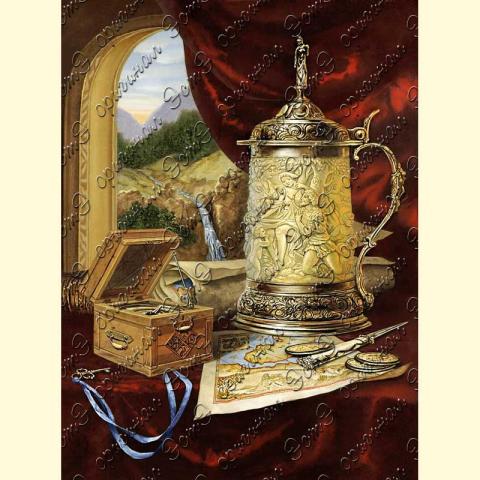 Оригинал схемы - отредактированная репродукция картины