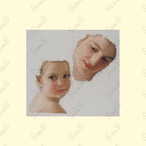 Вышивка - ткань: Лугана 25 ct, техника: петит-поинт <br>Автор вышивки: ЭстЭ