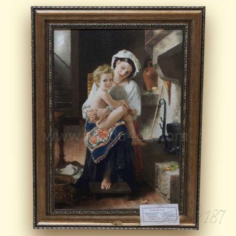 Оформленная вышивка - ткань: Лугана 25 ct, техника: петит-поинт <br>Автор вышивки: Татьяна Борисенко (Палома)