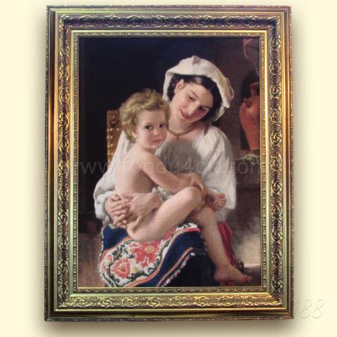 Оформленная вышивка  - ткань: Аида 18 ct, техника: крестик в 2 нитки<br>Автор вышивки: Данчинова Ирина (Зауралочка)