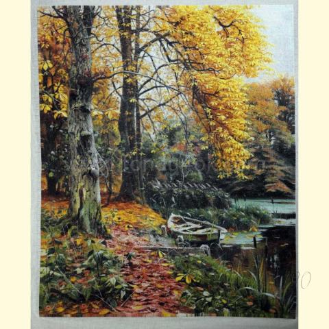 Вышивка  - ткань: Страмин-Конгресс 24 ct, техника: петит/полукрест <br>Автор вышивки: Елена (Elena_V)