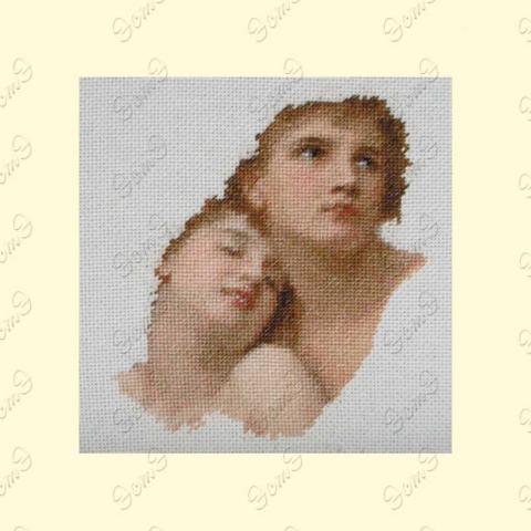 Вышивка - ткань: Лугана 25 ct, техника: петит-поинт <br>Автор вышивки: ЭстЭ