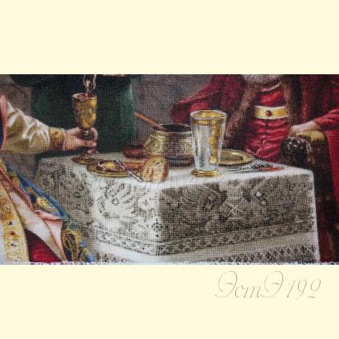 Вышивка  - ткань: Аида 18 ct, техника: крестик в 2 нитки<br>Автор вышивки: Лариса Бекряшева (ЛаВи)