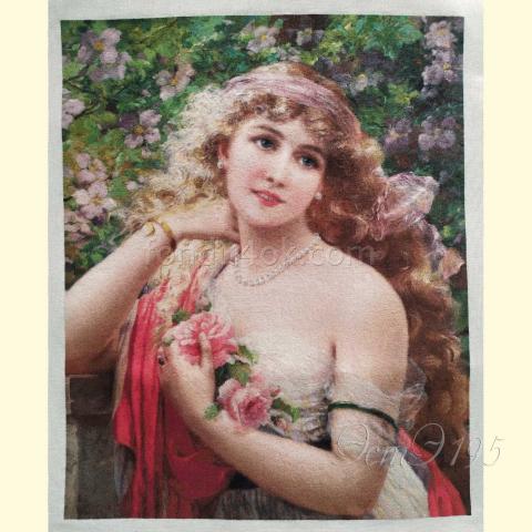 Вышивка - ткань: Конгресс Страмин 24 ct, техника: петит-поинт <br>Автор вышивки: Светлана Иванова (MurMurSI)