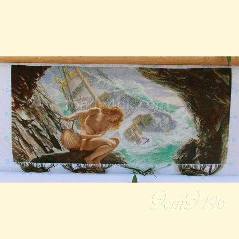 Вышивка  - ткань: Линда 27 ct, техника: петит-полукрест <br>Автор вышивки: Злата Кремез (zlataya)