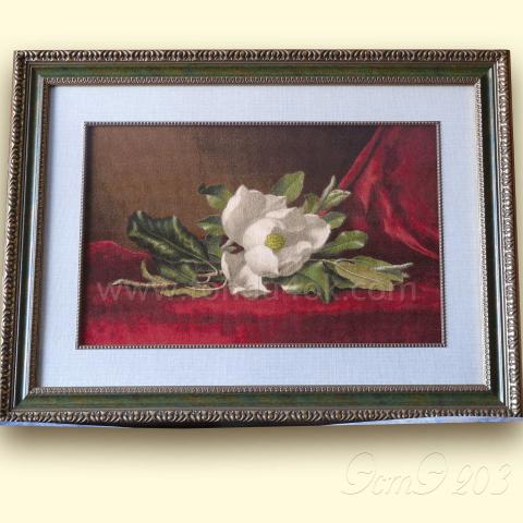 Вышивка - ткань: Аида 18 ct, техника: крестик в 2 нитки<br>Автор вышивки: Лидия (Василиса)