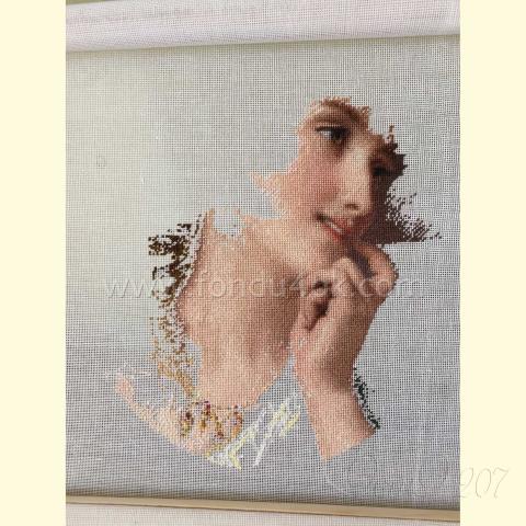 Вышивка - ткань: cетка 25 ct, техника: петит-поинт <br>Автор вышивки: Лариса (Лорис)