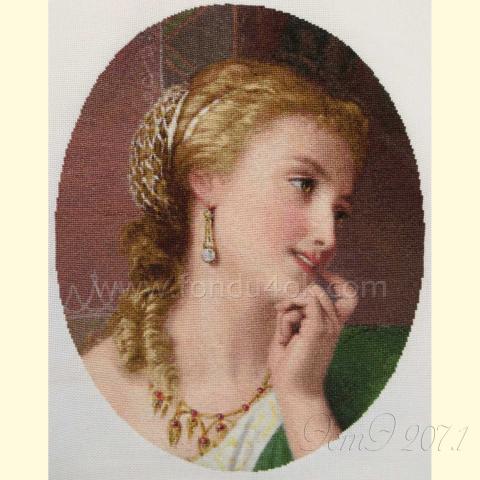 Вышивка - ткань: Аида 20 ct, техника: крестик в 2 нитки<br>Автор вышивки: Макарова Ирина (irma)