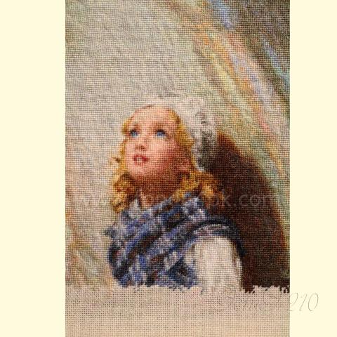 Вышивка  - ткань: Линда 27 ct, техника: петит-поинт <br>Автор вышивки: Татьяна Николаева (tina163)