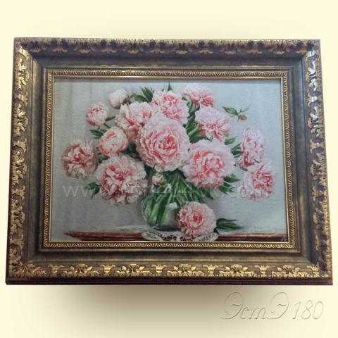 Оформленная вышивка  - ткань: Конгресс-Страмин 24 ct, , техника: петит/полукрест <br>Автор вышивки: Елена (к@линка)