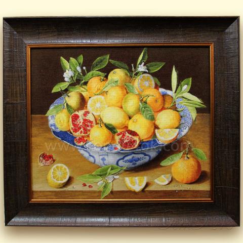 Оформленная вышивка  - ткань: Лугана 25 ct, техника: петит-поинт <br>Автор вышивки: Мусина Эльмира (elishka)