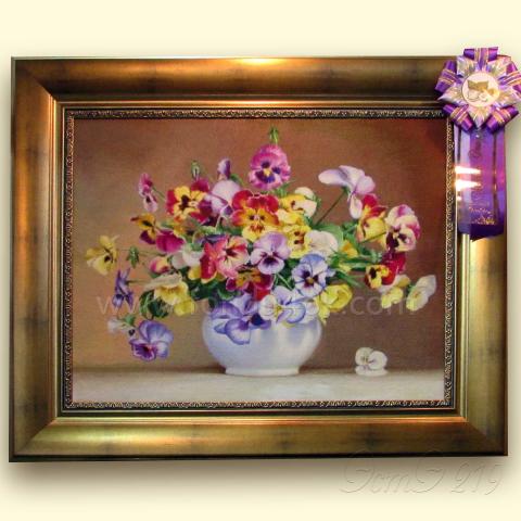 Оформленная вышивка  - ткань: Аида 18 ct, техника: крестик в 2 нитки<br>Автор вышивки: Запольских Елена (elenazapolskikh)