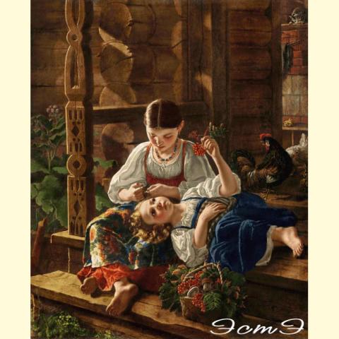 Скрин - компьютерное изображение схемы вышивки