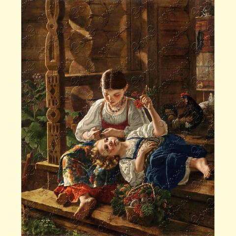 Оригинал схемы - отредактированная репродукция картины