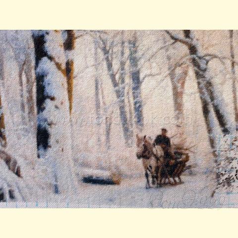 Вышивка  - ткань: Лугана 25 ct, техника: петит-полукрест <br>Автор вышивки: Елена Корсакова (Loreley)