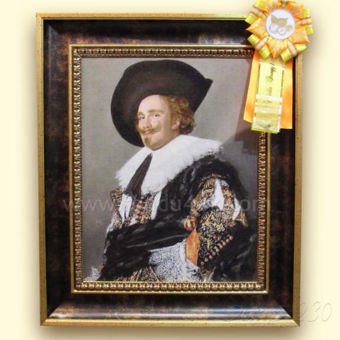 Оформленная вышивка - ткань: Линда 27 ct, техника: петит-поинт <br>Автор вышивки: Татьяна Борисенко (Палома)