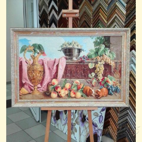 Вышивка - ткань: Аида 18 ct, техника: крестик в 2 нитки<br>Автор вышивки: Лидия Ивановна