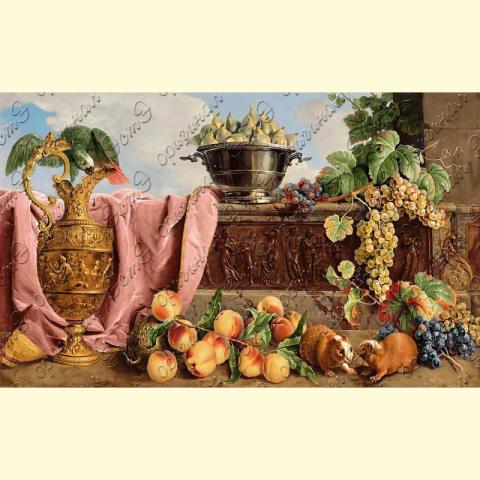 Оригинал схемы - отредактированная репродукция картины