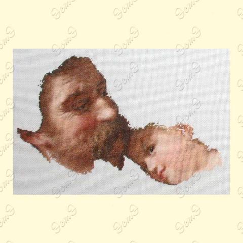 Вышивка  - ткань: Лугана 25 ct, техника: петит-поинт <br>Автор вышивки:  ЭстЭ