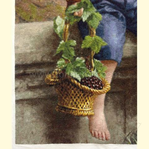 Вышивка - ткань: Лугана 25 ct, техника: петит-поинт <br>Автор вышивки: ЭстЭ