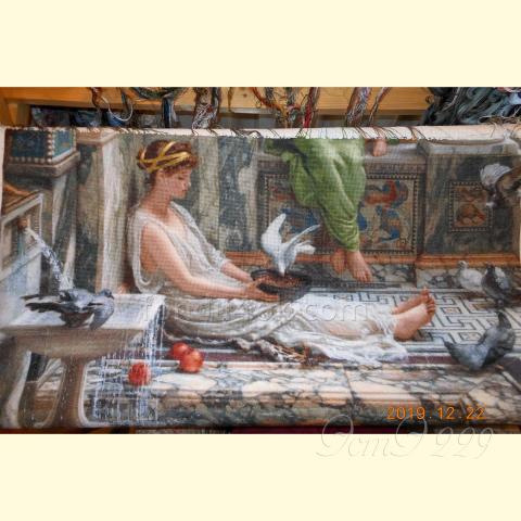 Вышивка - ткань: Аида 18 ct, техника: крестик в 2 нитки<br>Автор вышивки: Арина Третьякова (bolero)