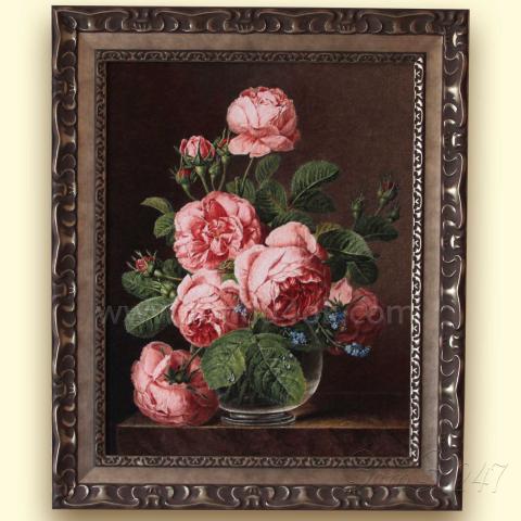 Оформленная вышивка - ткань: Лугана 25 ct, техника: петит-полукрест <br>Автор вышивки: Злата Кремез (zlataya)