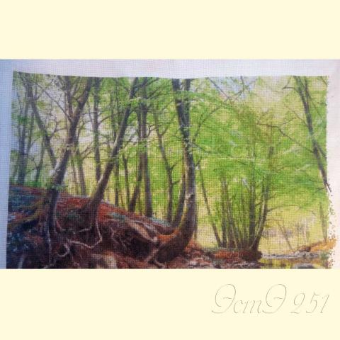 Вышивка  - ткань: Аида 18 ct, техника: крестик в 2 нитки<br>Автор вышивки: Оксана (oksana_davletova)