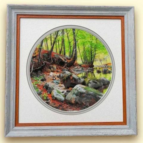 Вышивка в оформлении - ткань: Конгресс Страмин 24 ct, техника: петит-полукрест <br>Автор вышивки: Алёна Быстрова (Фиалена)