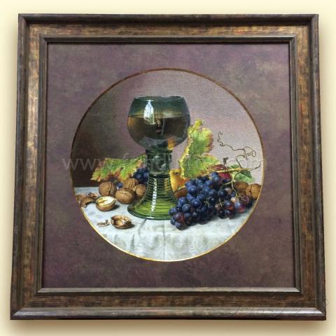 Оформленная вышивка - ткань: Сетка 25 ct, техника: петит-полукрест в 2 нитки<br>Автор вышивки: Елена Ефимова<!--:en-->Embroidery - fabric: Setka 25 ct, stitch type: petit<br>Author of the embroidery: Elena Efimova