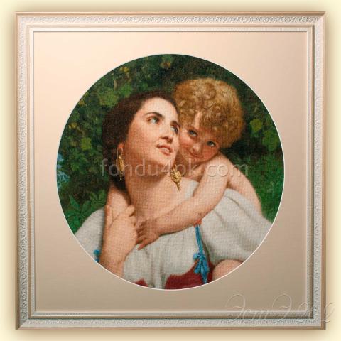 Вышивка в оформлении - ткань: Аида 20 ct, техника: крестик в 2 нитки <br>Автор вышивки: Ирина Макарова (irma)