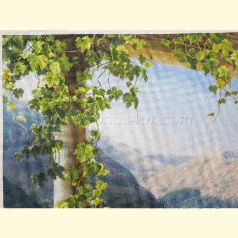 Вышивка - ткань: Аида 18 ct, техника: крестик в 2 нитки<br>Автор вышивки: Лариса Бекряшева (ЛаВи)